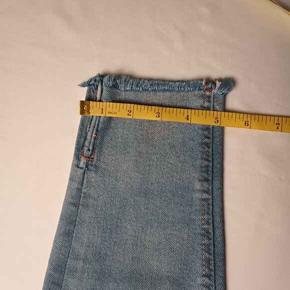 Kensie Jeans Size 6/28 The Ultimate High Rise Skinny Light Wash Distressed Ankle - Picture 10 of 10